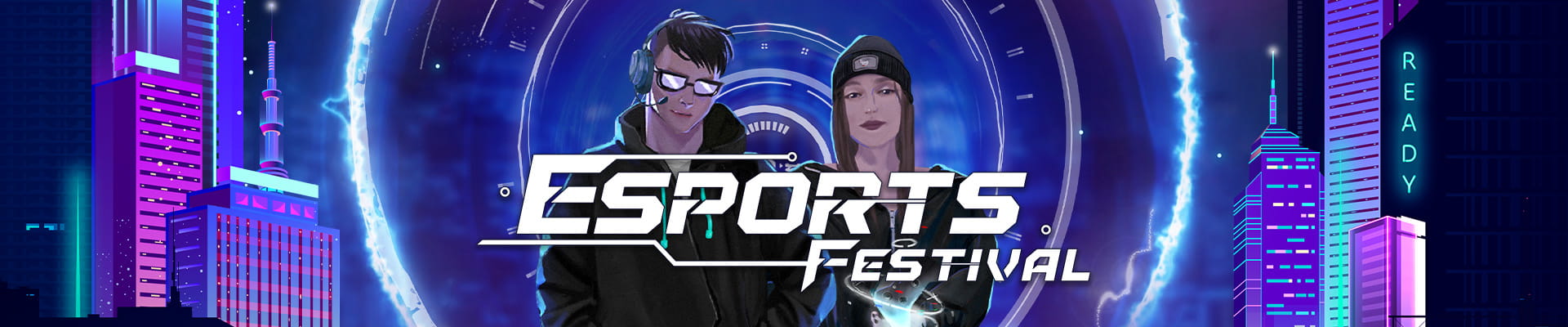 Keyvisual Header des Esports Festivals